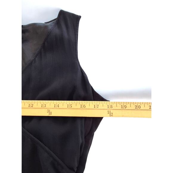 SPENSER JEREMY Womans Top Sz M Whimsigoth Fairy Grunge Romantic Asymmetric Silk - Picture 7 of 10